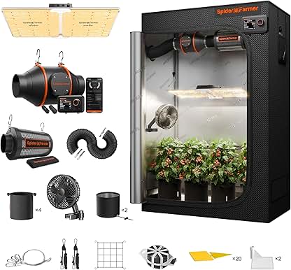 spider farmer complete grow tent kit